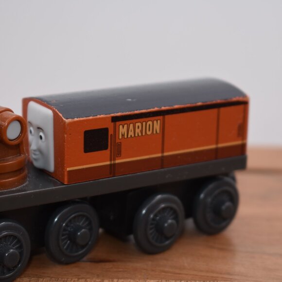 MARION STEAMSHOVEL - Thomas & Friends Wooden Railway Mattel 2012 Train Tank - Picture 4 of 7